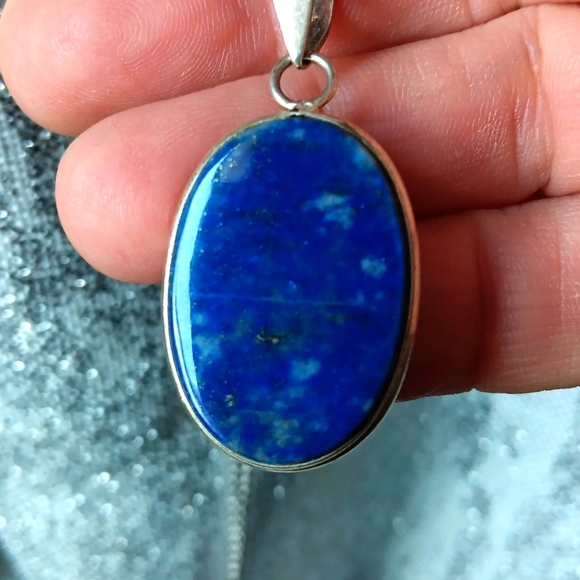 Lapis Lazuli Pendant Necklace - Picture 3 of 6